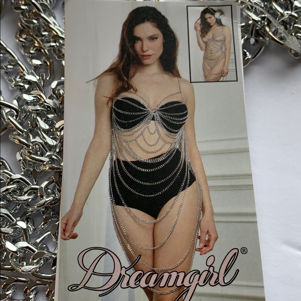NWT Women’s Dream Girl Silver Metal Chain Camisole